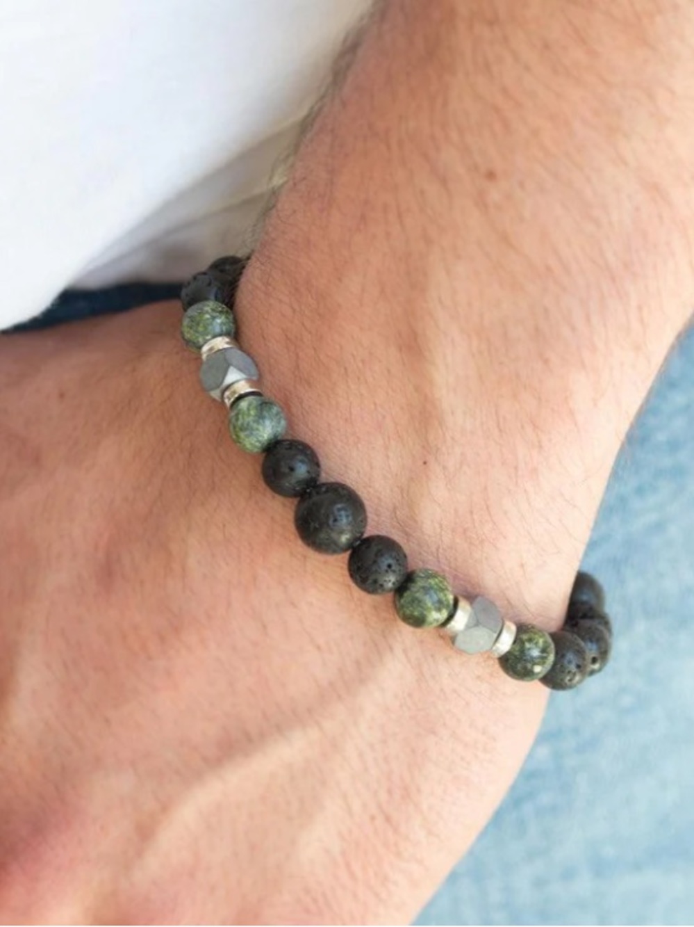 Urban Beaded Stretch Bracelet